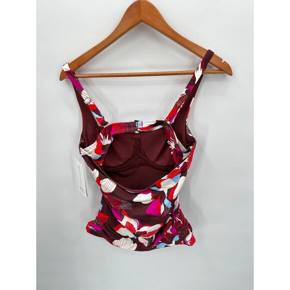 ATHLETA NWT Square Nek Bra Cup Tankini // 32D/DD - Picture 9 of 14